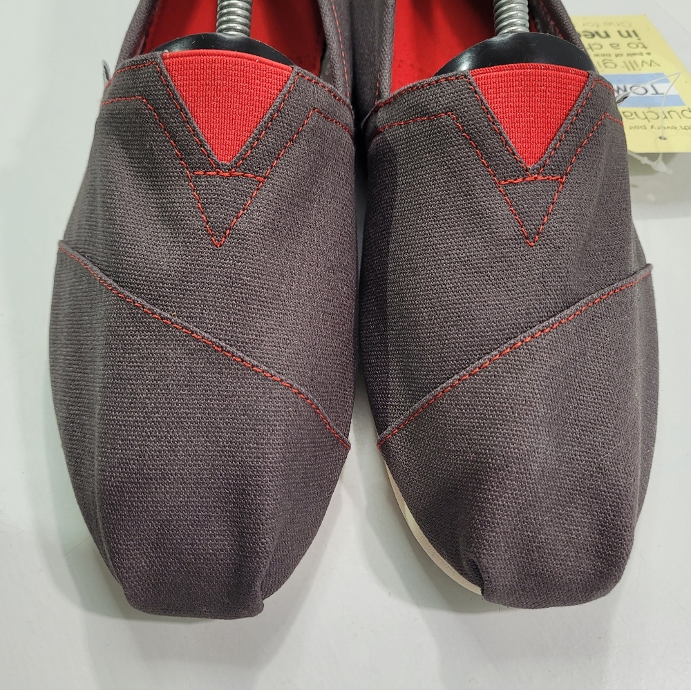 TOMS MEN'S CLASSIC AUDI ASH LIMITED EDITION SHOES LOAFERS SIZE 9.5 NWT - Picture 7 of 14